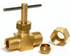 Dial CC Brass Straight Needle Valve