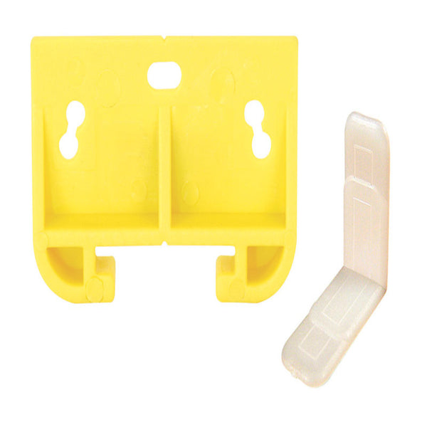 Prime-Line 22794 1-1/4-In. White Drawer Track Guide