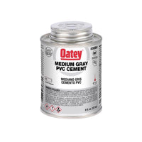 Oatey Gray Cement For PVC 16 oz