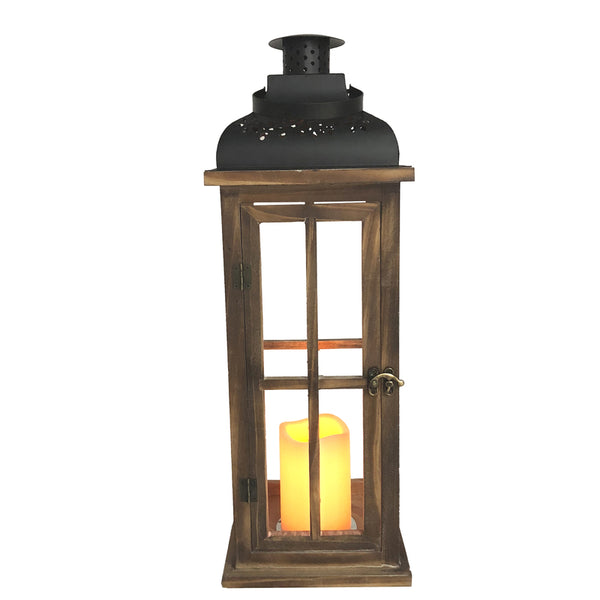 Wholesale Antique Copper Round Anchor Electric Lantern 16in