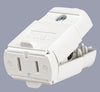 Leviton Residential Thermoplastic Non-Grounding/Straight Blade Connector 1-15R 20-16 AWG 2 Pole 2 Wi