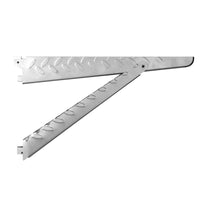 Knape & Vogt Heavyweight Silver Steel Support Bracket 14 in. L 500 lb