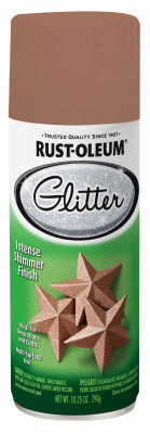 Rust-Oleum Specialty Glitter Rose Gold Spray Paint 10.25 oz (Pack of 6)