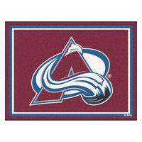 NHL - Colorado Avalanche 8ft. x 10 ft. Plush Area Rug