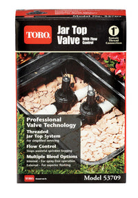 Toro Jar Top Valve with Flow Control 1 in. 150 psi