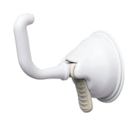 Safe-er-Grip 4 in. H X 3.3 in. W X 2.6 in. L Bright White Robe Hook