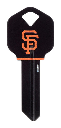 Hillman San Francisco Giants Painted Key House/Office Universal Key Blank Single (Pack of 6).