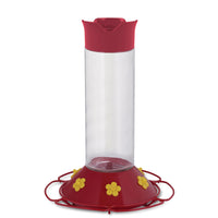 Perky-Pet Hummingbird 30 oz Glass/Plastic Nectar Feeder 6 ports (Pack of 2).