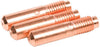 Forney 1 in. L MIG Contact Tip Copper 3 pc