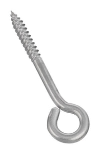 National Hardware 3.75 in. L Silver Stainless Steel Lag Screw Eye 1 pk