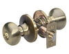 Master Lock Antique Brass Entry Knobs 1-3/4 in.