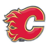 NHL - Calgary Flames Heavy Duty Aluminum Color Emblem