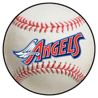 MLB - Los Angeles Angels Retro Collection Baseball Rug - 27in. Diameter - (1997 Anaheim Angels)