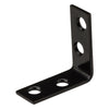 National Hardware 1.5 in. H X 0.625 in. W X 0.08 in. D Black Steel Inside Corner Brace