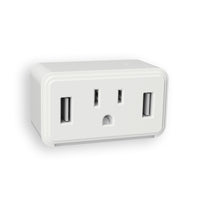 Westek 120 V Duplex White Outlet and USB Charger 1 pk