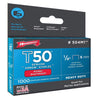 Arrow Fastener T50 3/8 in. W x 1/4 in. L 18 Ga. Flat Crown Heavy Duty Staples 1000 pk (Pack of 5)