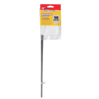 C.H. Hanson CH Hanson 15 in. White Marking Flags Polyvinyl 10 pk