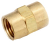 Pipe Fittings, Brass Coupling, Lead Free, 3/8-In.