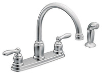 Chrome 2-Handle High-Arc Kitchen Faucet