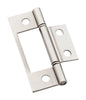 National Hardware 3 in. L Satin Nickel Door Hinge (Pack of 5)