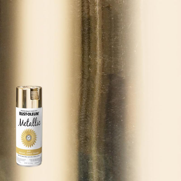 Rust-Oleum Specialty Metallic Brass Spray Paint 11 oz (6 Pack)