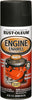 Rust-Oleum Automotive Semi-Gloss Black Engine Enamel Spray 12 oz. (Pack of 6)