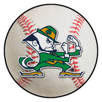 Notre Dame Leprechaun Baseball Rug - 27in. Diameter