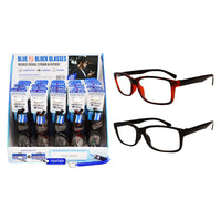 Diamond Visions Rectangle Blue Light Block Glasses (Pack of 30)