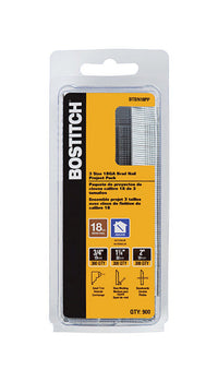 Bostitch 18 Ga. Straight Strip Brite Brad Nails 900 pk