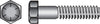 Hillman 1/2 in. D X 3 in. L Heat Treated Steel Hex Head Cap Screw 50 pk