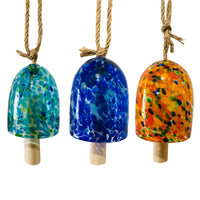 Meadow Creek Assorted Glass 8 in. Bell Wind Chime (Pack of 6)