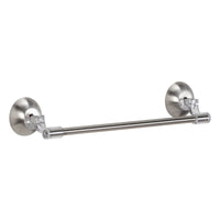 iDesign Forma Brushed Silver Towel Bar 11.75 in. L Stainless Steel