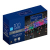 Celebrations Blue LED Mini Multicolored 100 ct Icicle Christmas Lights 5.67 ft.