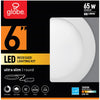 Globe Electric Ultra Slim Energy Star Frost White 6 in. W Metal LED Canless Recessed Downlight 12 W