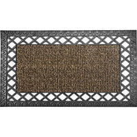 GrassWorx 30 in. L X 18 in. W Sand French Quarter AstroTurf Door Mat