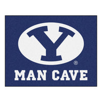 Brigham Young University Man Cave Rug - 34 in. x 42.5 in.