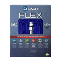 Swan 1/2 in. Dia. x 50 ft. L Flat Blue Garden Hose (Pack of 5)