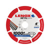 Lenox MetalMax 4 in. D X 5/8 in. Diamond/Metal Cut-Off Wheel 1 pc