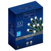 Celebrations Blue LED Micro/5mm Warm White 100 ct String Christmas Lights 24.5 ft.