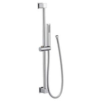 Chrome handheld shower