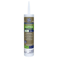 General Electric Clear Silicone 27 g/L VOC Gutter & Flashing Sealant 10.1 oz. (Pack of 12)