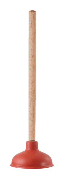 Korky Toilet Plunger with Holder 16 in. L X 6 in. D - Ritter Lumber