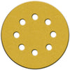 Norton Hook & Sand 5 in. Aluminum Oxide Hook and Loop A290 Sandpaper Vacuum Disc 100 Grit Medium 25