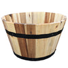 Avera Products 9.5 in. H x 16 in. W x 16 in. D Wood Traditional Planter Natural