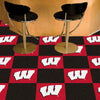 University of Wisconsin Team Carpet Tiles - 45 Sq Ft.