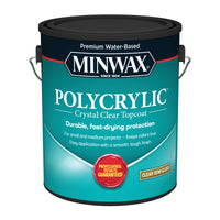 Minwax Semi-Gloss Clear Polycrylic 1 gal. (Pack of 2)