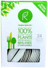 Repurpose Rpr.Utc24.Mp20 100% Compostable Plant-Based High Utensils Combo Set 24 Count