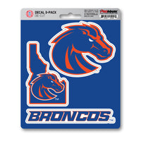 Boise State University 3 Piece Decal Sticker Set