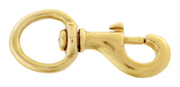 Campbell Chain 1 in. Dia. x 3-17/32 in. L Polished Bronze Bolt Snap 90 lb. (Pack of 10)