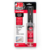 J-B Weld Clear Weld High Strength Epoxy Syringes 0.47 oz